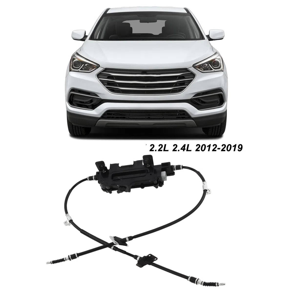 597002w600 pour Santa Fe 2.2l 2.4l Frein Stationnement Voiture Frein Stationnement Module De Commande De Frein À Main Actionneur De Frein Électronique Frein À Main Stationnement Électrique