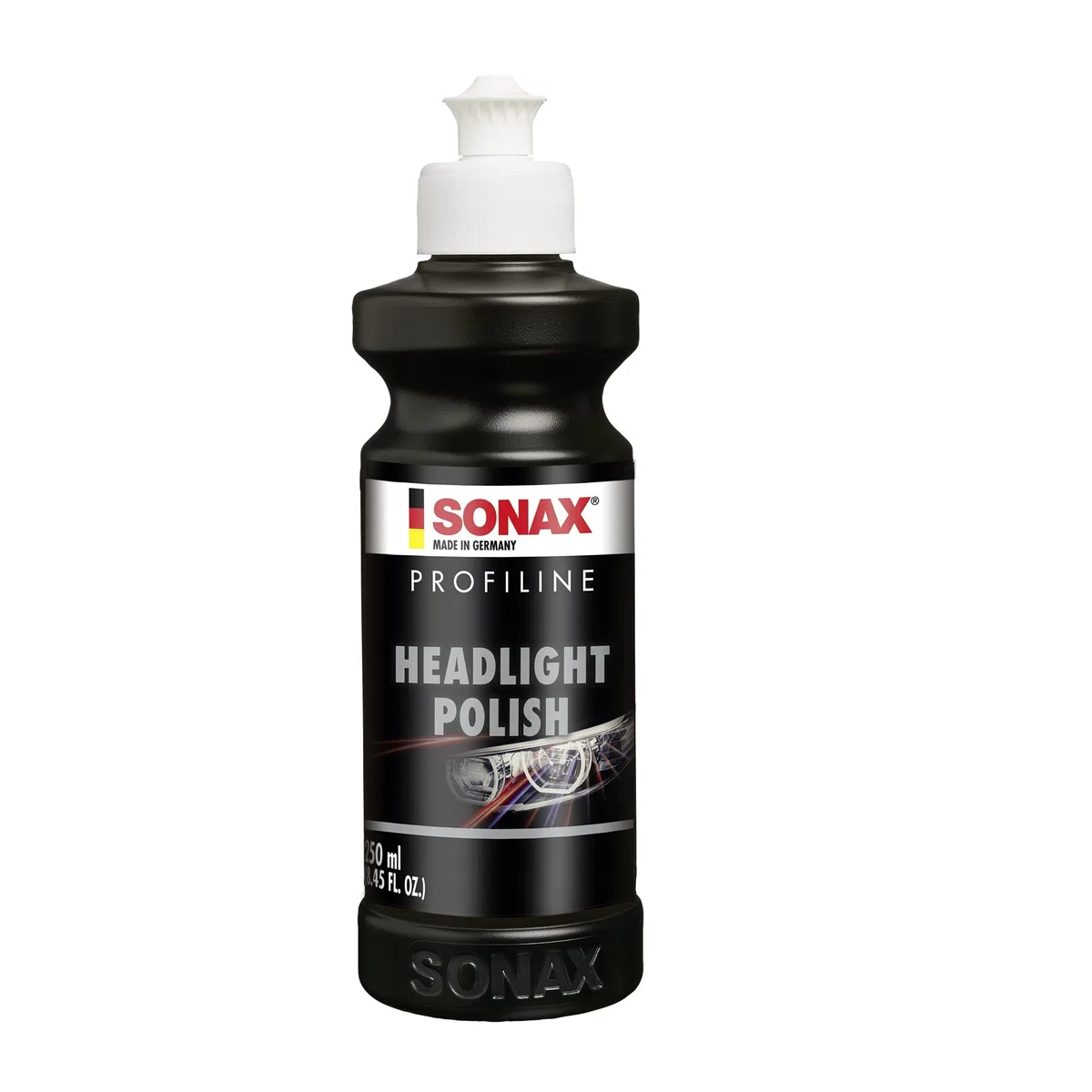 SONAX PROFILINE Headlight Polish (250 ML) pâte Abrasive pour éliminer Le jaunissement des phares | Réf: 02761410