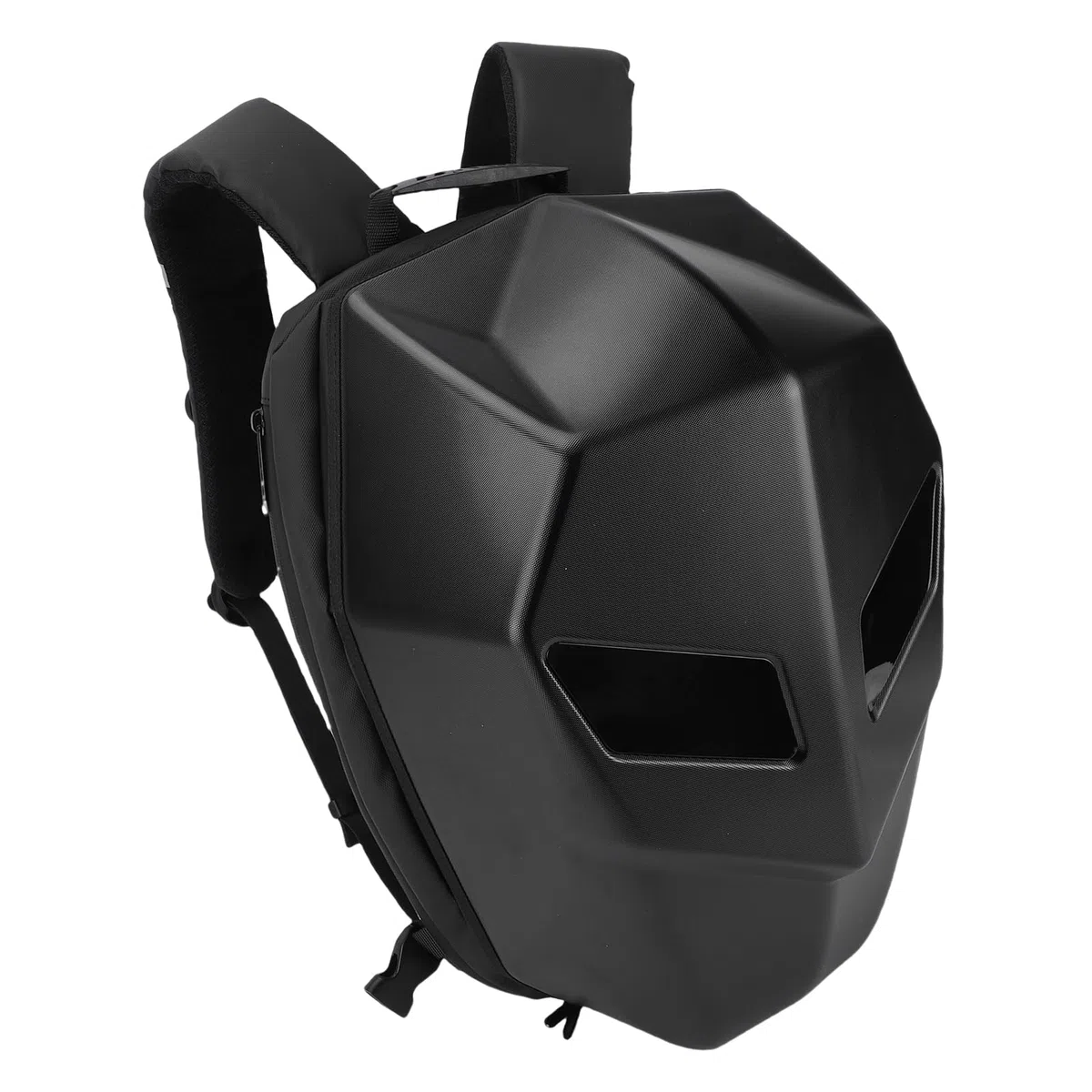 Sac à Dos de Moto à LED, Sac de Casque Coque Rigide, Contrôle par Application, Intelligente Affichage Textuel Exprimant l'amour Moto pour Les Voyages D'équitation