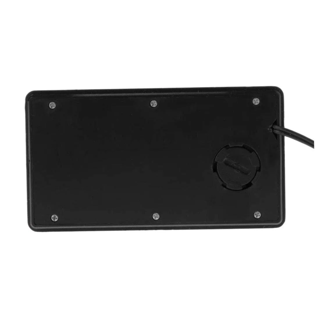 Thermomètre automobile intérieur et thermomètre extérieur Thermomètre à affichage numérique LCD avec un thermomètre intérieur et extérieur du câble de 1,5 m