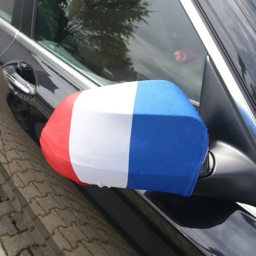 1 paire de drapeaux rétroviseurs de la France - Pour voiture/rétroviseurs de voiture