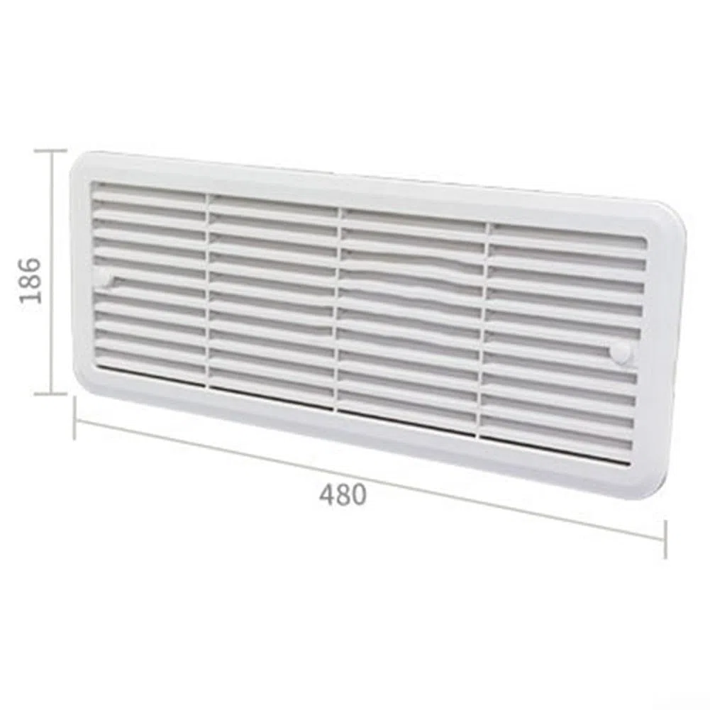 HpLive Grille d'aération pour réfrigérateur Thetford - 483 x 186 mm - 62445480 - Pour camping-car et caravane - Blanc