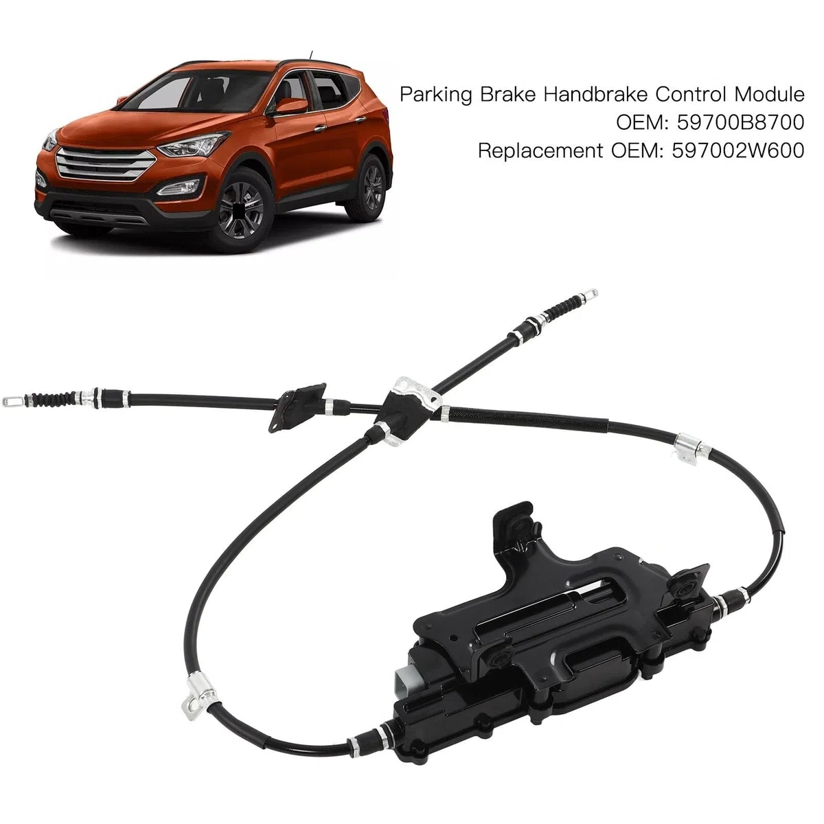 597002w600 pour Santa Fe 2.2l 2.4l Frein Stationnement Voiture Frein Stationnement Module De Commande De Frein À Main Actionneur De Frein Électronique Frein À Main Stationnement Électrique