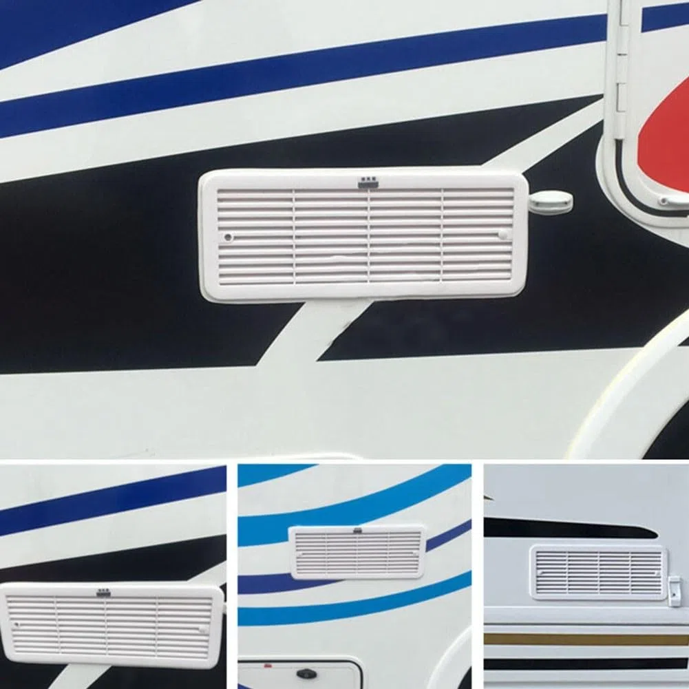 HpLive Grille d'aération pour réfrigérateur Thetford - 483 x 186 mm - 62445480 - Pour camping-car et caravane - Blanc