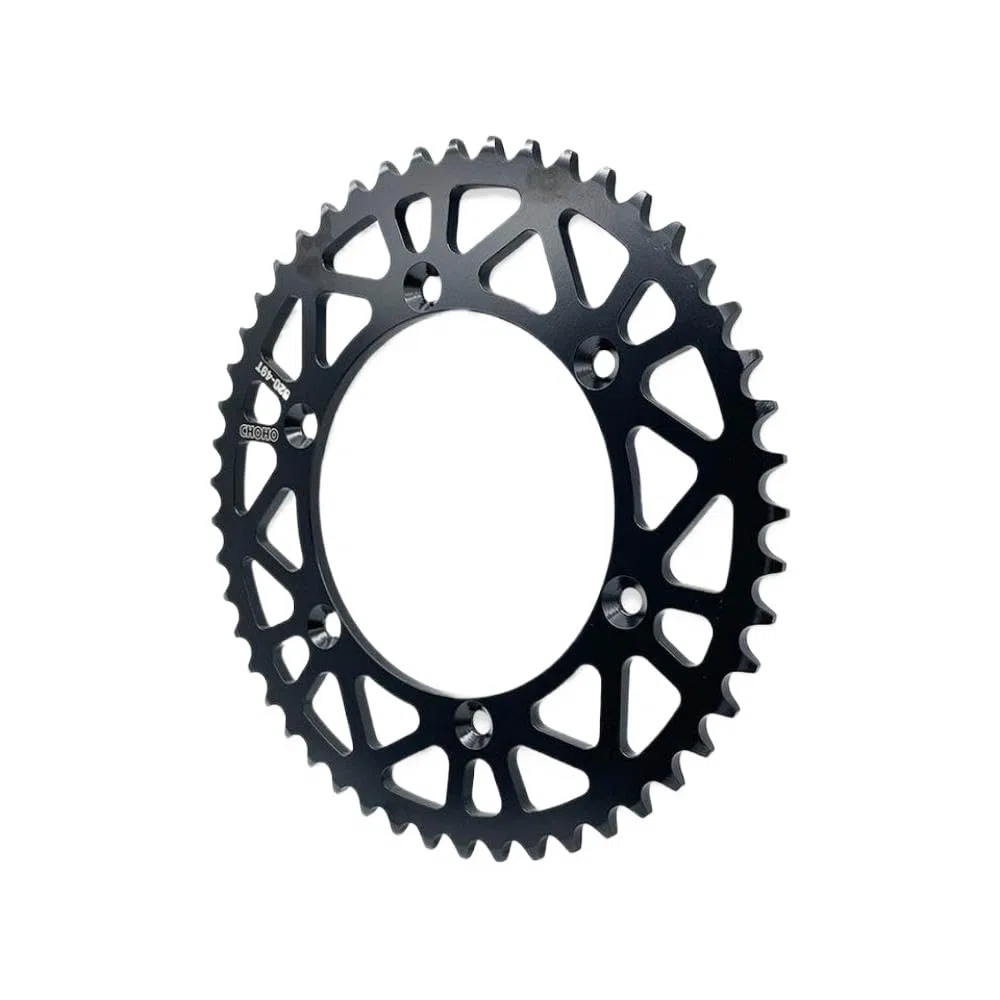 520 49t Plaque de chaîne de pignon arrière en acier pour vélo de vélo en terre matecross SEF 125 500 pièces de moto hors route compatibles avec divers modèles