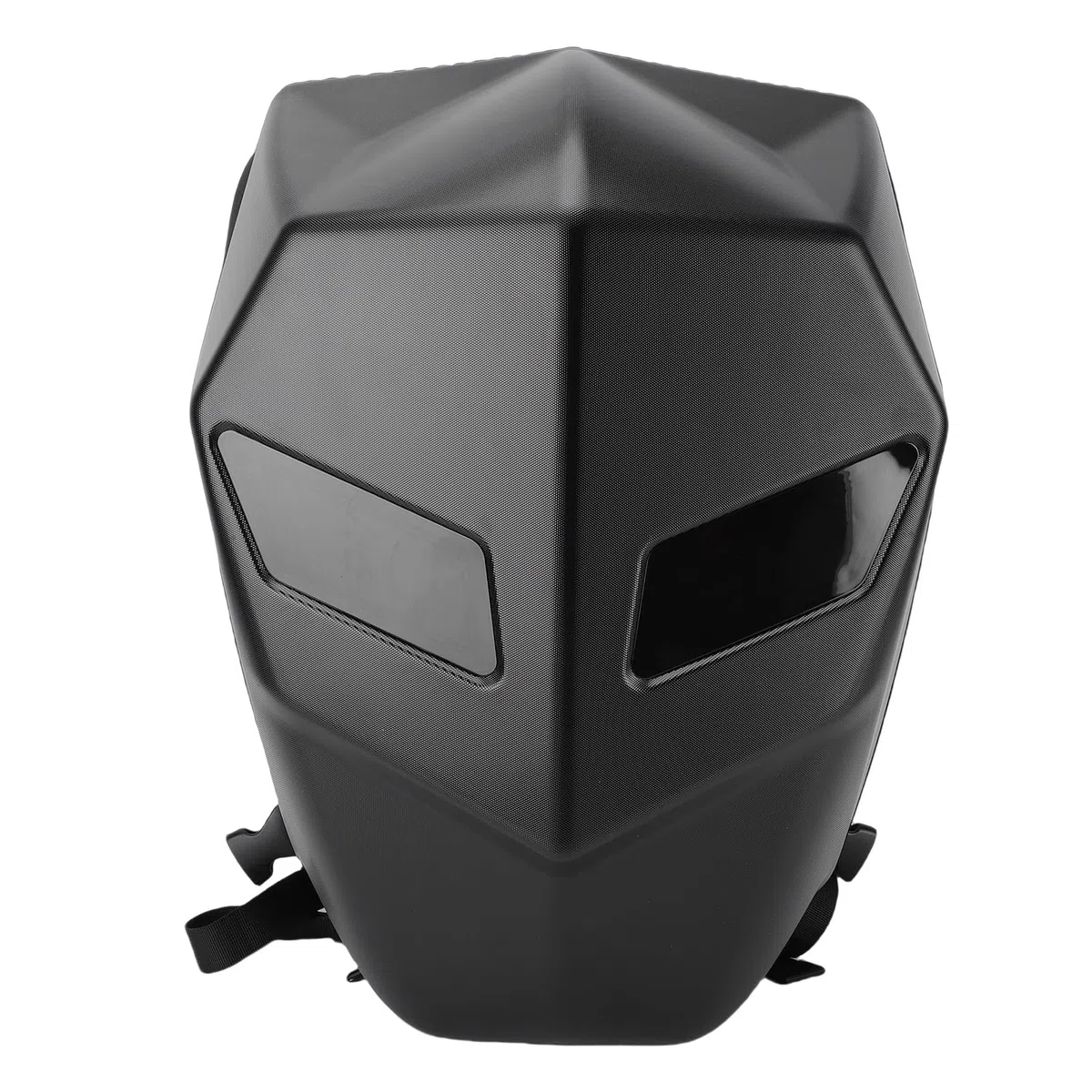 Luocute Sac à Dos de Moto à LED, Yeux LED Programmables de Contrôle par Application avec Système de Détection Intelligent, Sac de Casque étanche à Coque Rigide pour L'équitation, Le