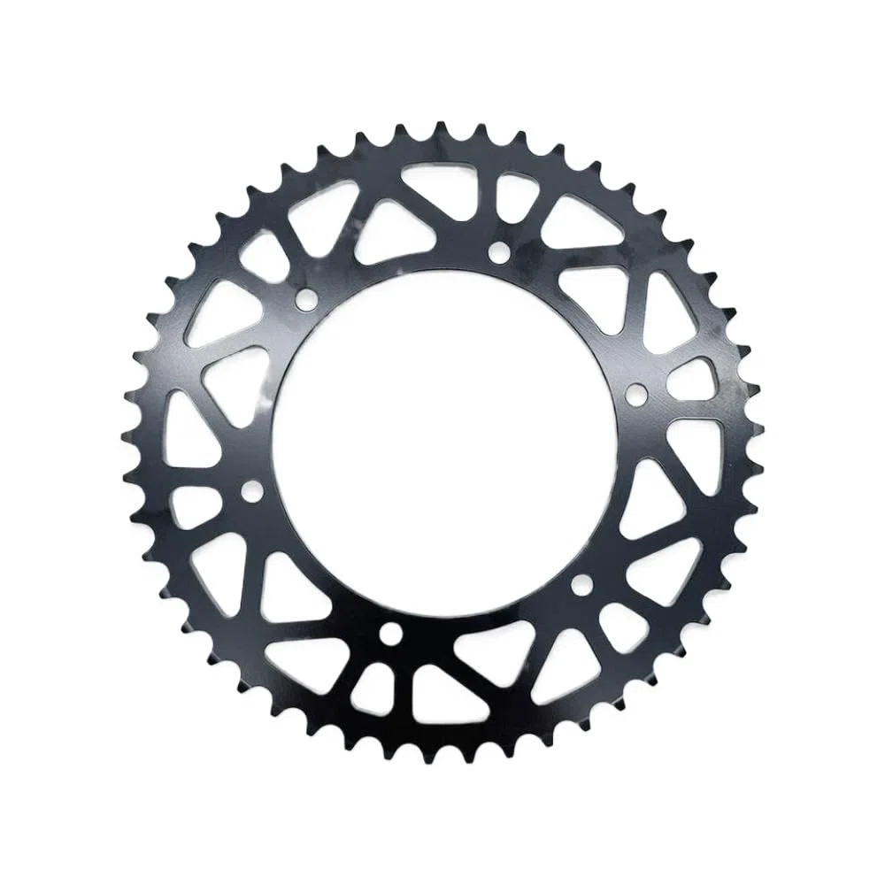 520 49t Plaque de chaîne de pignon arrière en acier pour vélo de vélo en terre matecross SEF 125 500 pièces de moto hors route compatibles avec divers modèles