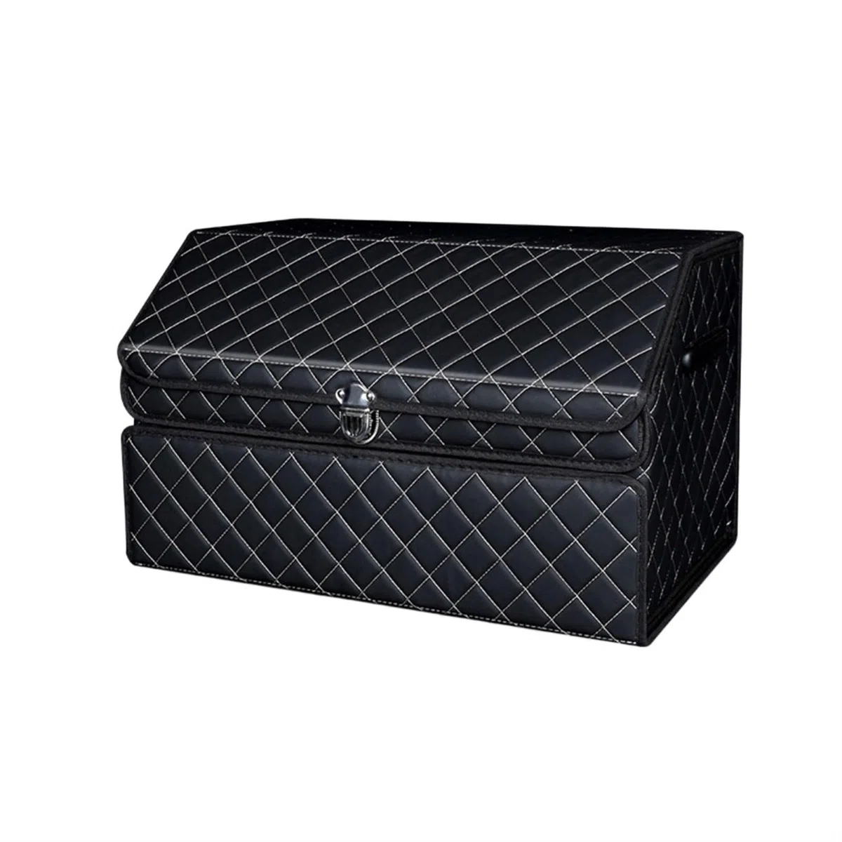 Organisateur de Coffre de Voiture, organisateurs de Coffre et Rangement, boîte de Rangement de Voiture en Cuir imperméable Polyvalente